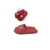 CHINELO LACOSTE MAS SLIDE HOMME VERMELHO VERMELHO